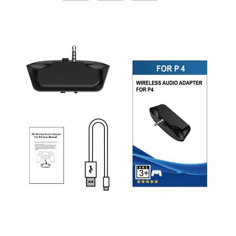 Bluetooth 5.0 Adapter til PS4 Gamepad