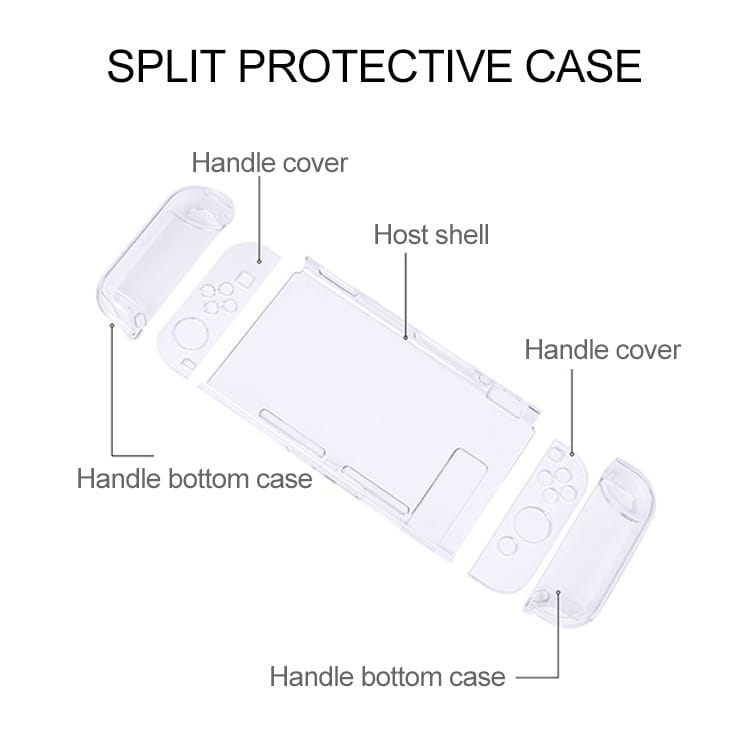 Beskyttelsesetui av silikon til Switch Lite - Hvit