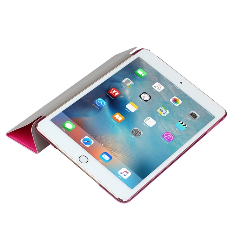 Roségullfarget Horisontalt Flipdeksel av PU-lær til iPad 10.2"