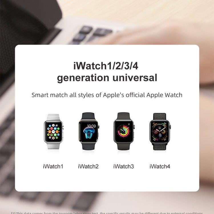 Magnetisk ladekabel til Apple Watch 2,5 W- Hvit