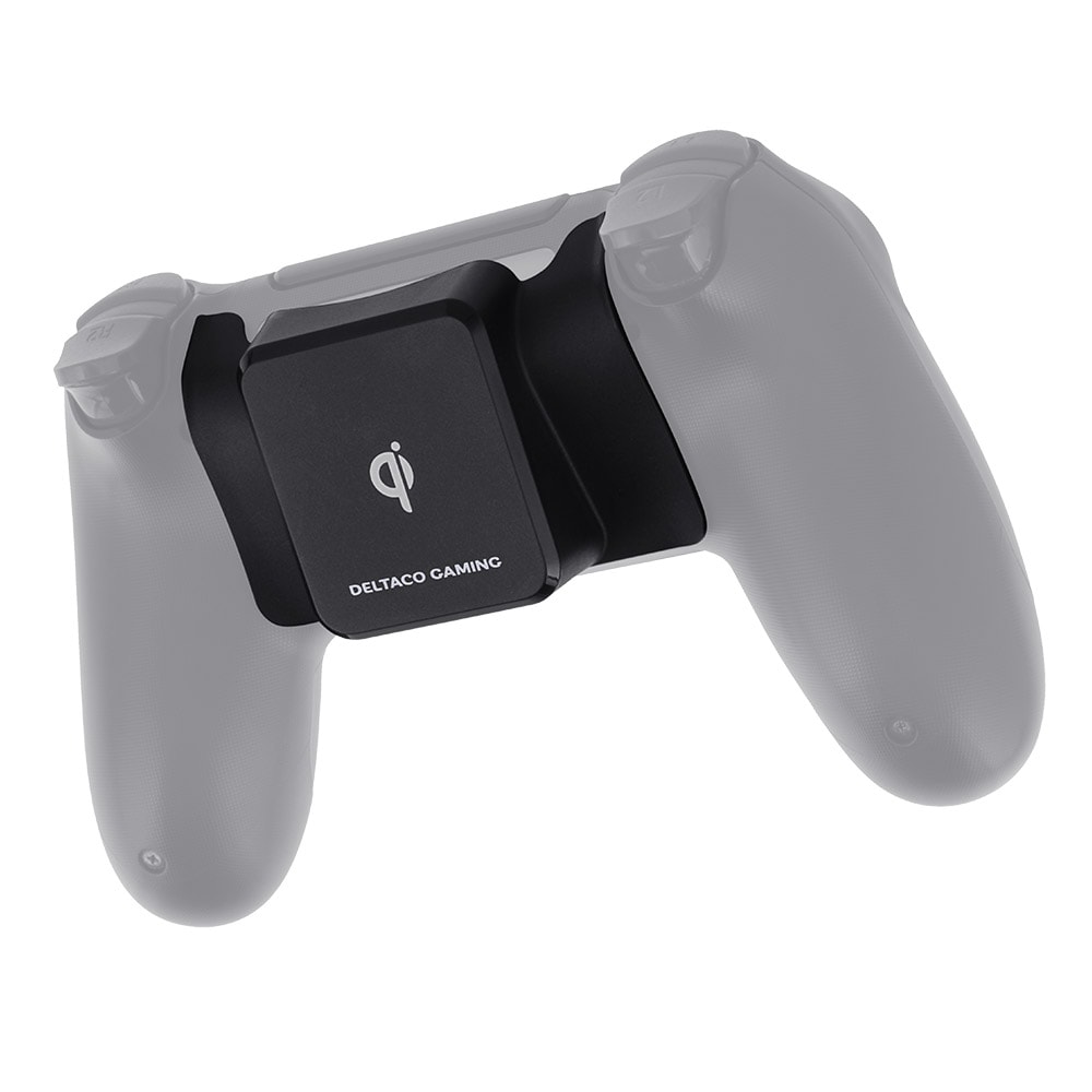 DELTACO GAMING trådløs Qi-receiver til PS4 håndkontroll