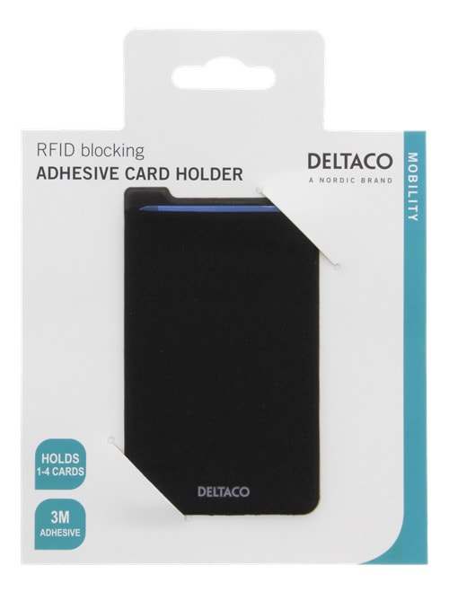 DELTACO Bankkortholder med RFID-blokkering til smartphones