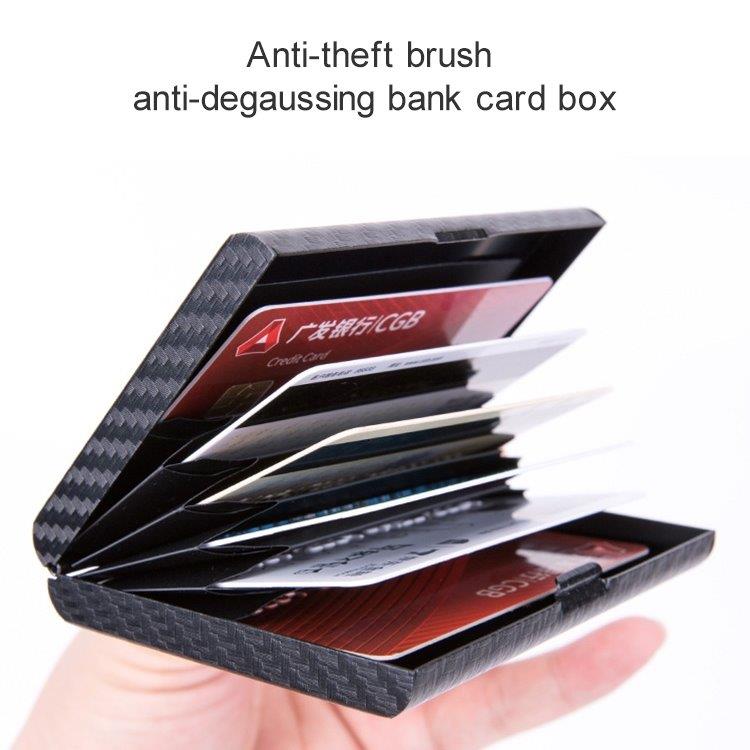 RFID Aluminium deksel til kredittkort - Svart