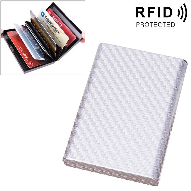 RFID Aluminium deksel til kredittkort - Sølv
