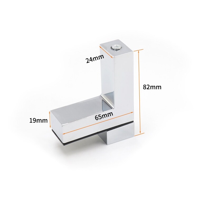 Hyllebrakett 3–24 mm – 2 stk. klemmefester