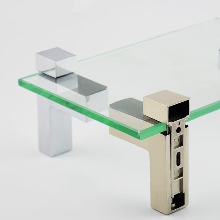 Hyllebrakett 3–24 mm – 2 stk. klemmefester