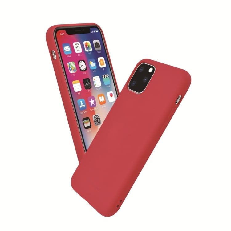Silikondeksel iPhone 11 Pro- Rød