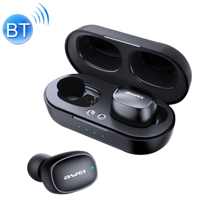 Trådløst sport headset awei T13 Bluetooth V5.0 - Svart