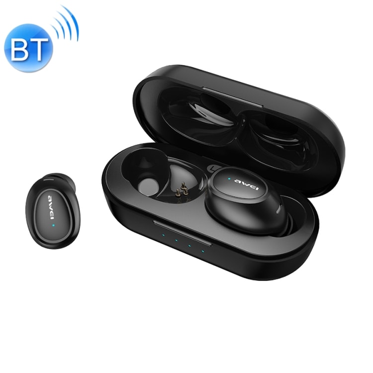 Trådløst sport headset awei T16 Bluetooth V5.0 - Svart
