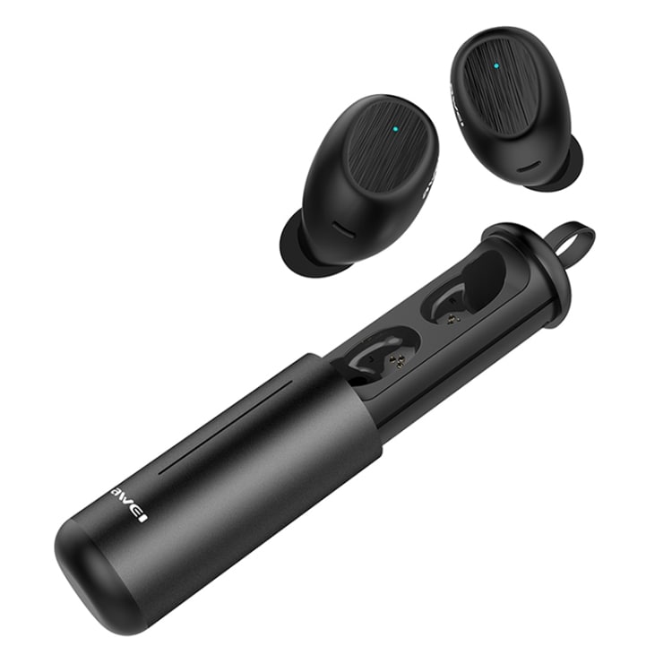 Trådløst sport headset awei T55 Bluetooth V5.0 - Svart