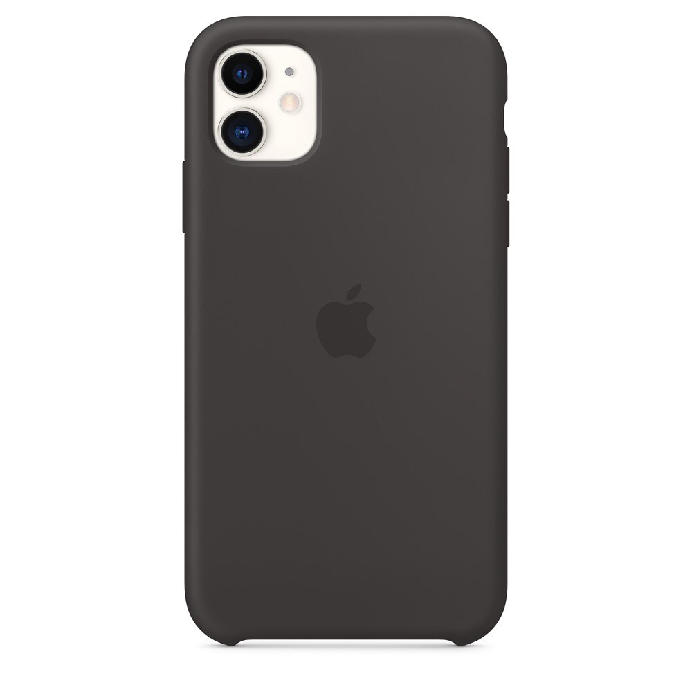 Apple Silicone Case iPhone 11 - Svart