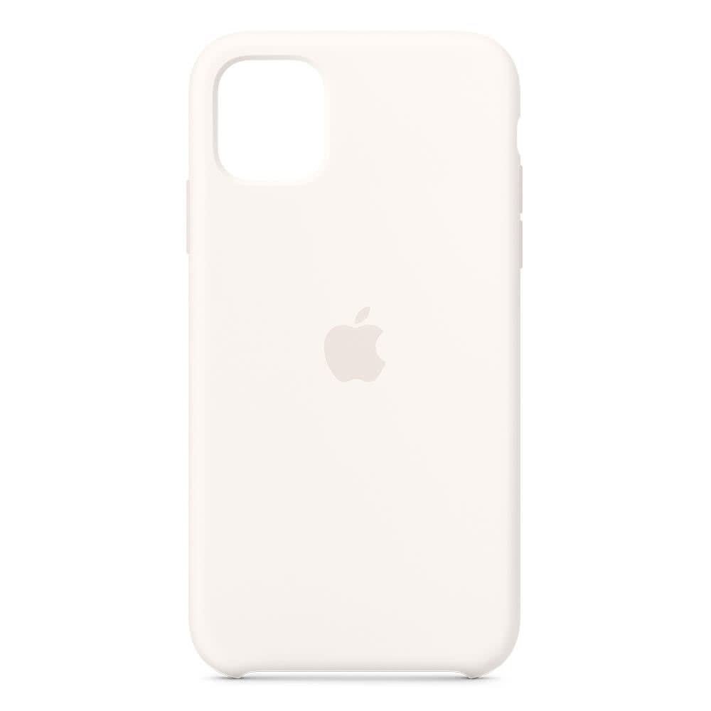 Apple Silicone Case iPhone 11 - Vit