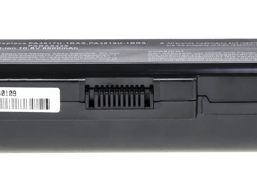 Laptop batteri till Toshiba Satellite C650 L655 L750 PA3817U-1BRS / 11,1V 6600mAh