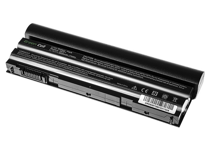 Laptop batteri till Dell Latitude E5520 E6420 E6520 E6530 (rear) / 11,1V 6600mAh