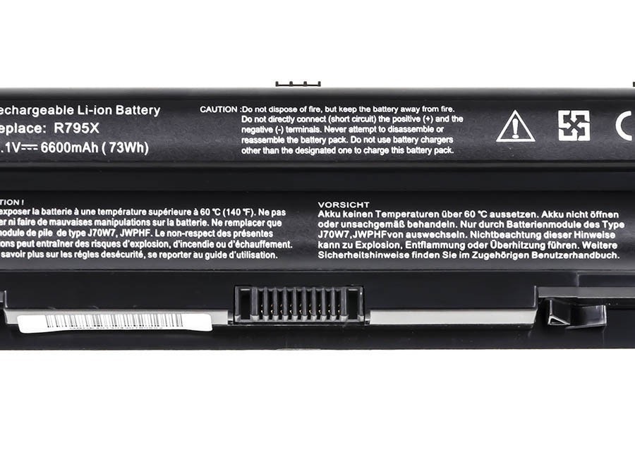 Laptop batteri till Dell XPS 14 14D 15 15D 17 / 11,1V 6600mAh