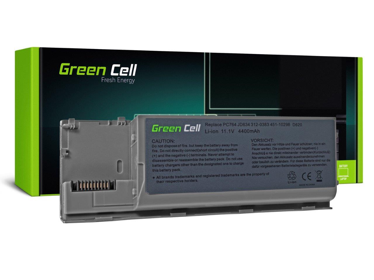 Laptop batteri till Dell Latitude D620 D630 D630N D631 / 11,1V 4400mAh