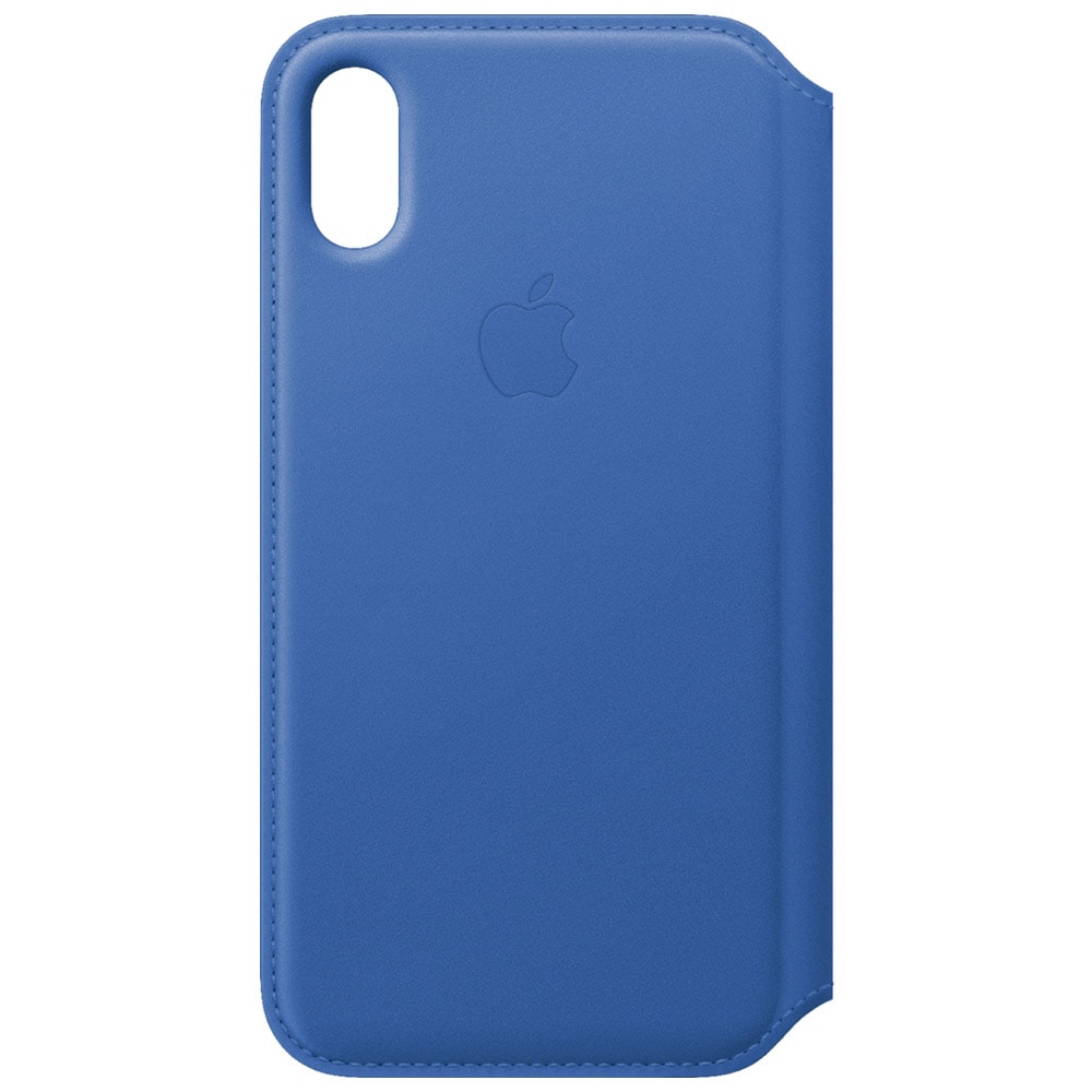 Apple MRGE2ZM Leather Folio iPhone X - Blå