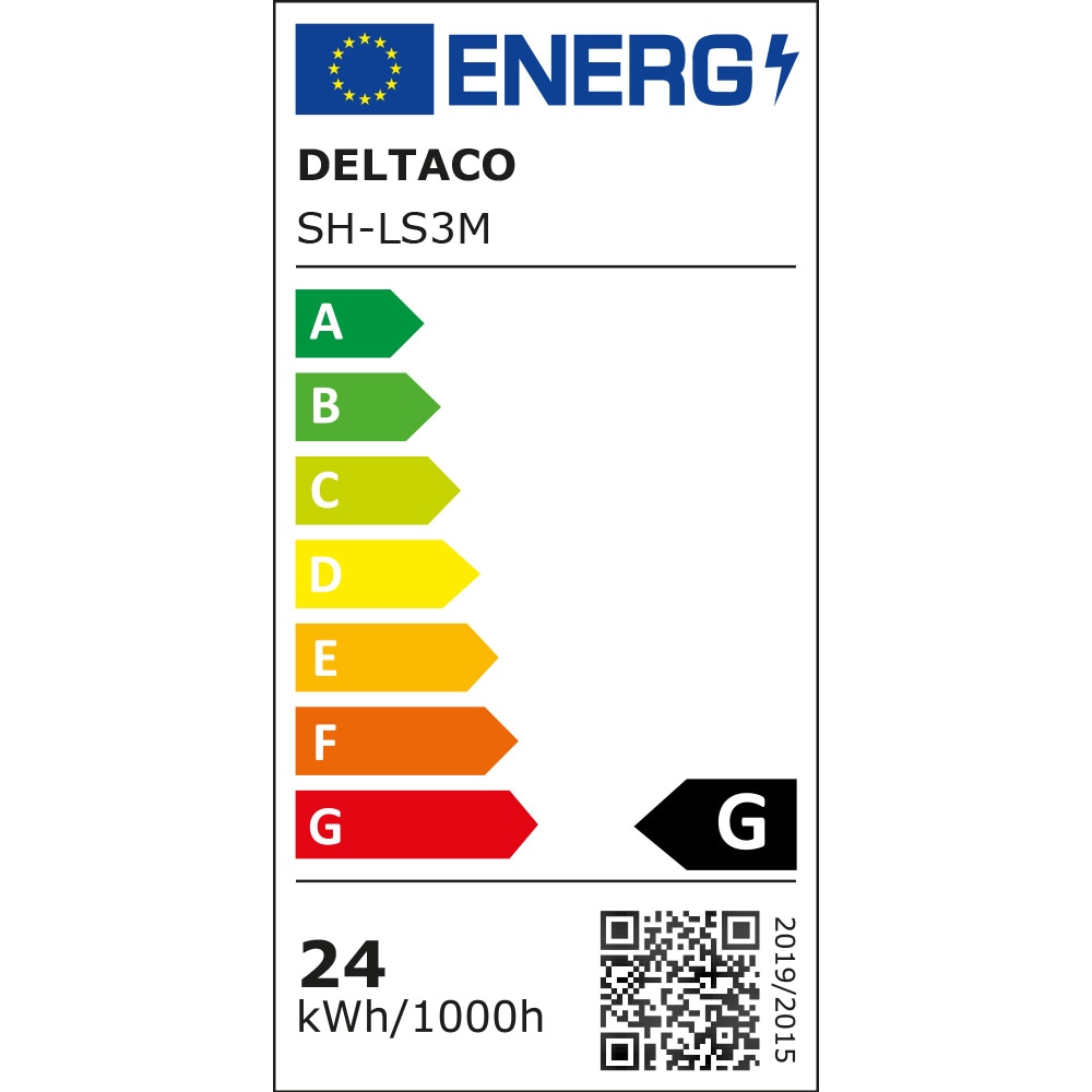 Deltaco Smart Home RGB LED-List 3m