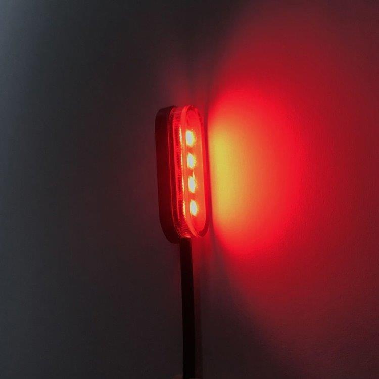LED Belysning til kjøretøy DC12V 10-pk Rød