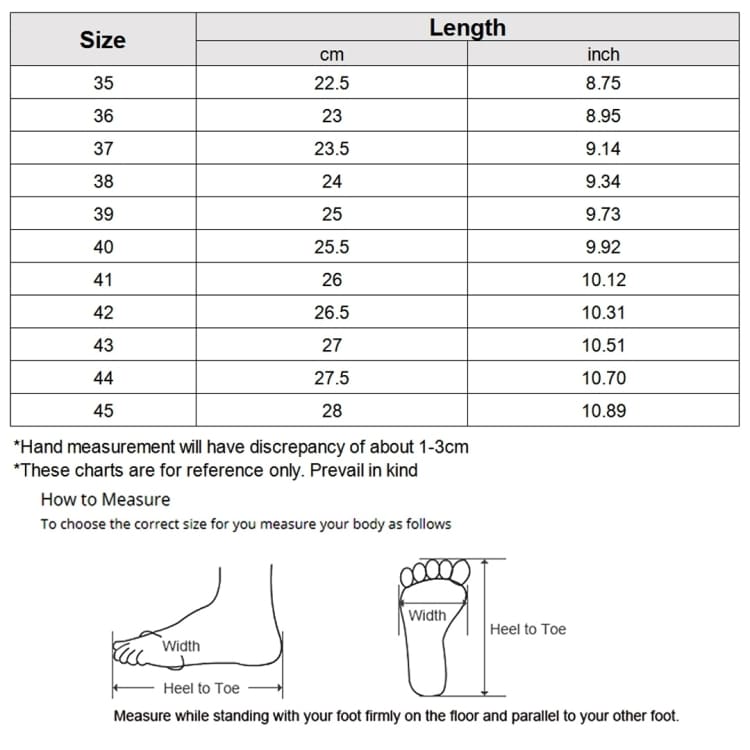 Ortopedisk innleggssåle - Størrelse 35-40