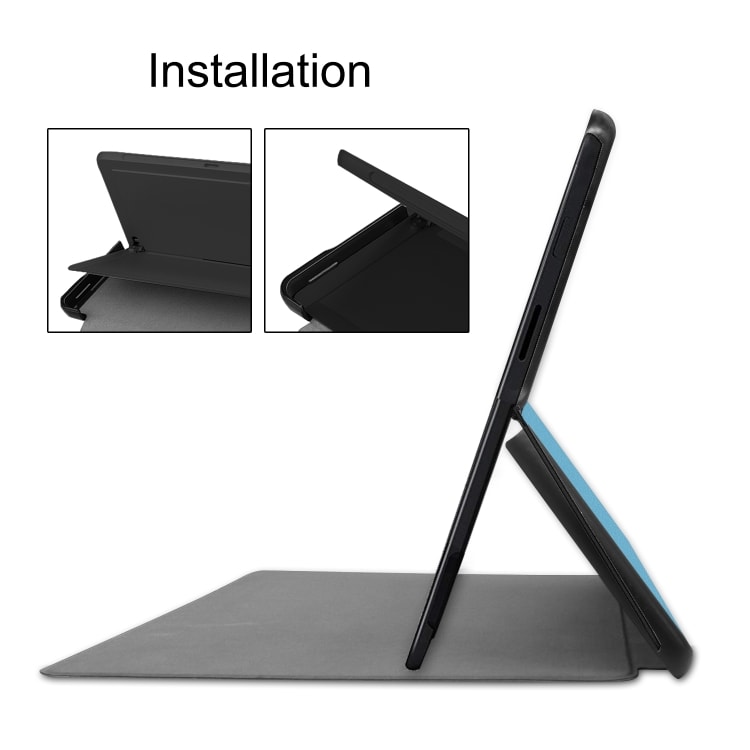 Beskyttelsedeksel med stativ Microsoft Surface Pro X Blå