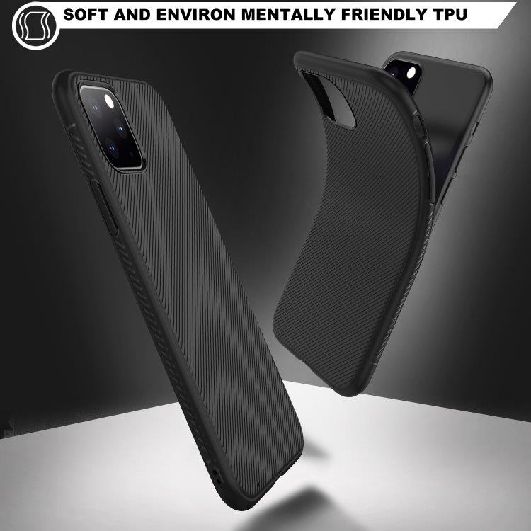 Mykt TPU Deksel i sort for iPhone 11 Pro Max
