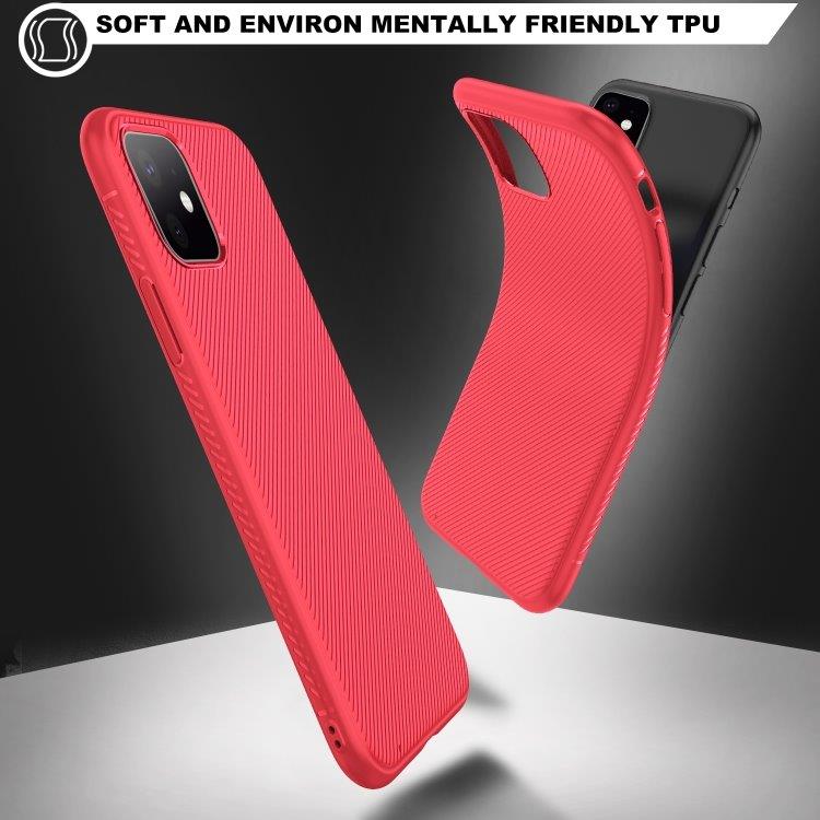 Mykt TPU Deksel i rødt for iPhone 11