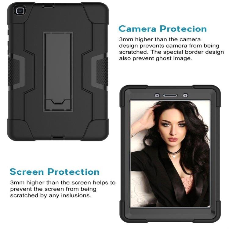 Solid Beskyttelsedeksel med stativ for Samsung Galaxy Tab A 8.0 2019