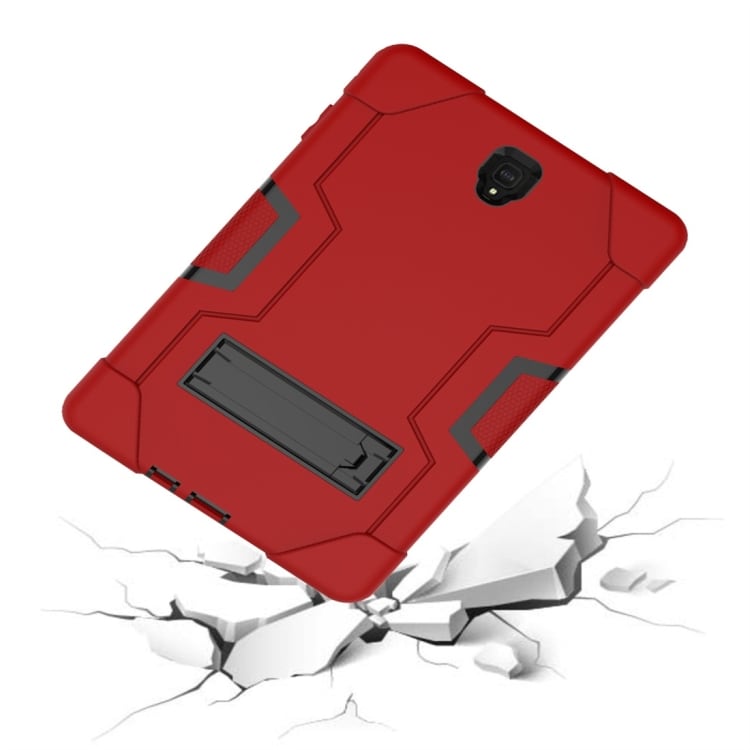 Holdbart deksel med holder for Samsung Galaxy Tab S4 10.5 - Rødt