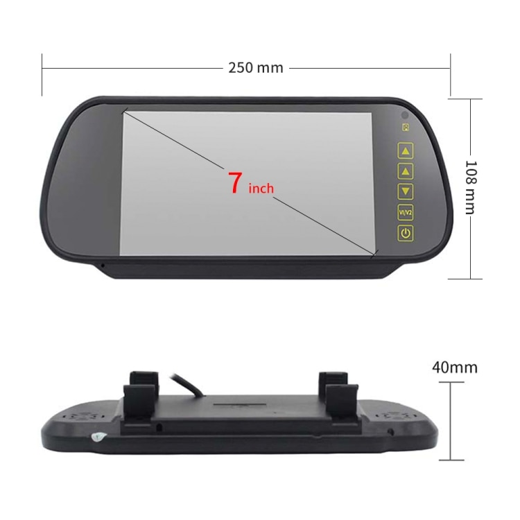 Ryggekamera med monitor til Citroen / Peugeot / Toyota