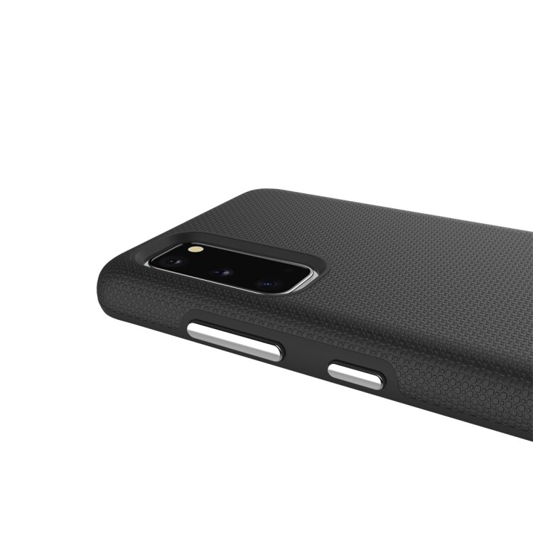 Anti-slip TPU deksel til Samsung Galaxy S20, svart