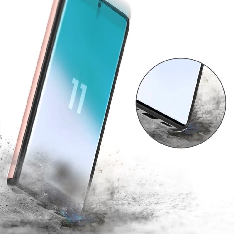 Shockproof deksel med kortholder til Samsung Galaxy S20, hvit