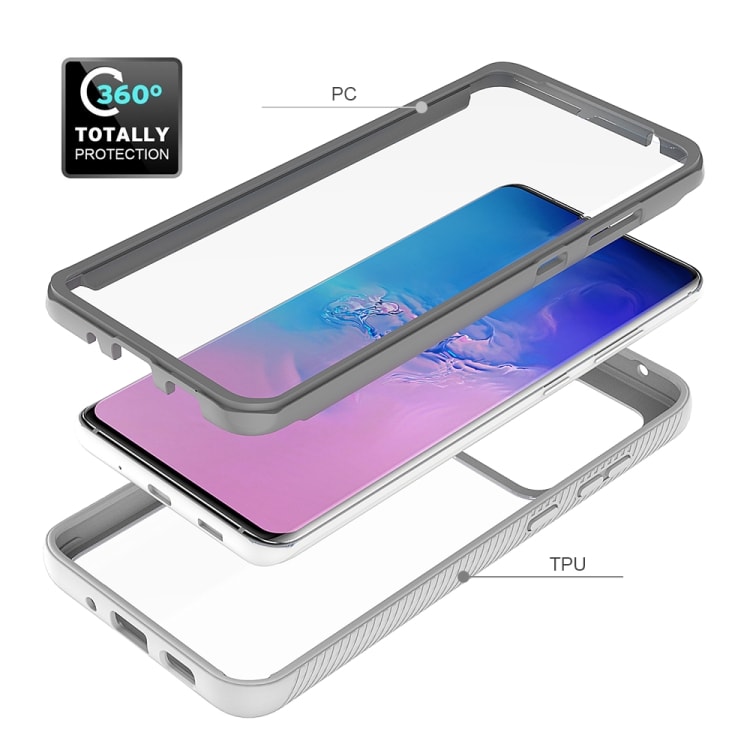 Shockproof TPU deksel 2-lag til Samsung Galaxy S20+, hvit