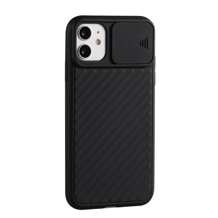 Anti-slip TPU deksel med kamerabeskyttelse til iPhone 11 Pro, svart
