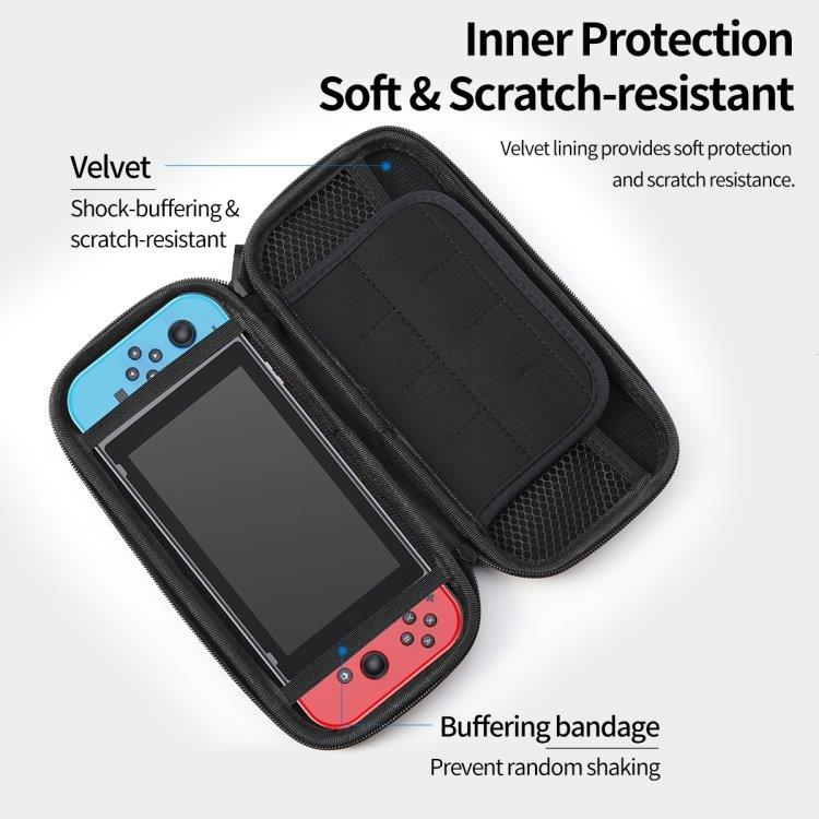 Beskyttelseveske til Nintendo Switch NS, svart