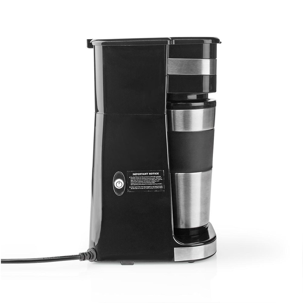 Nedis Kaffetrakter for en kopp med reisekopp