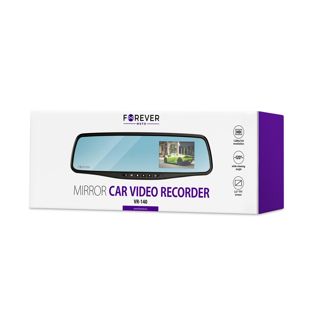 Forever VR-140 Bilkamera Ryggespeil