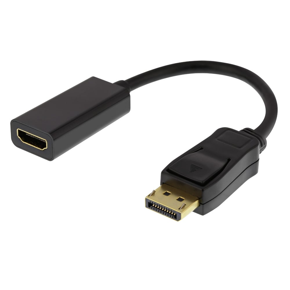 Deltaco DisplayPort til HDMI adapter 4K