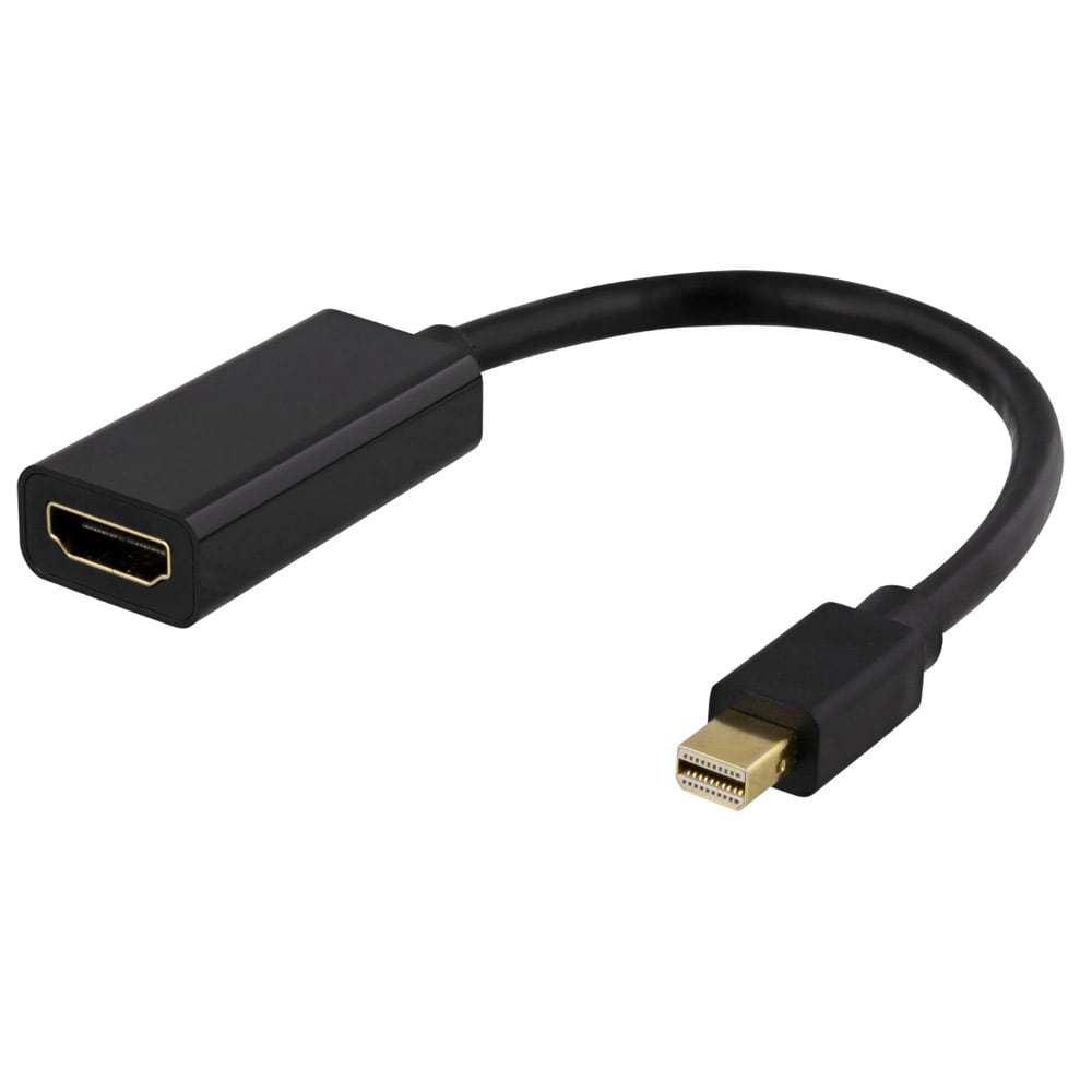 Deltaco Mini DisplayPort til HDMI adapter