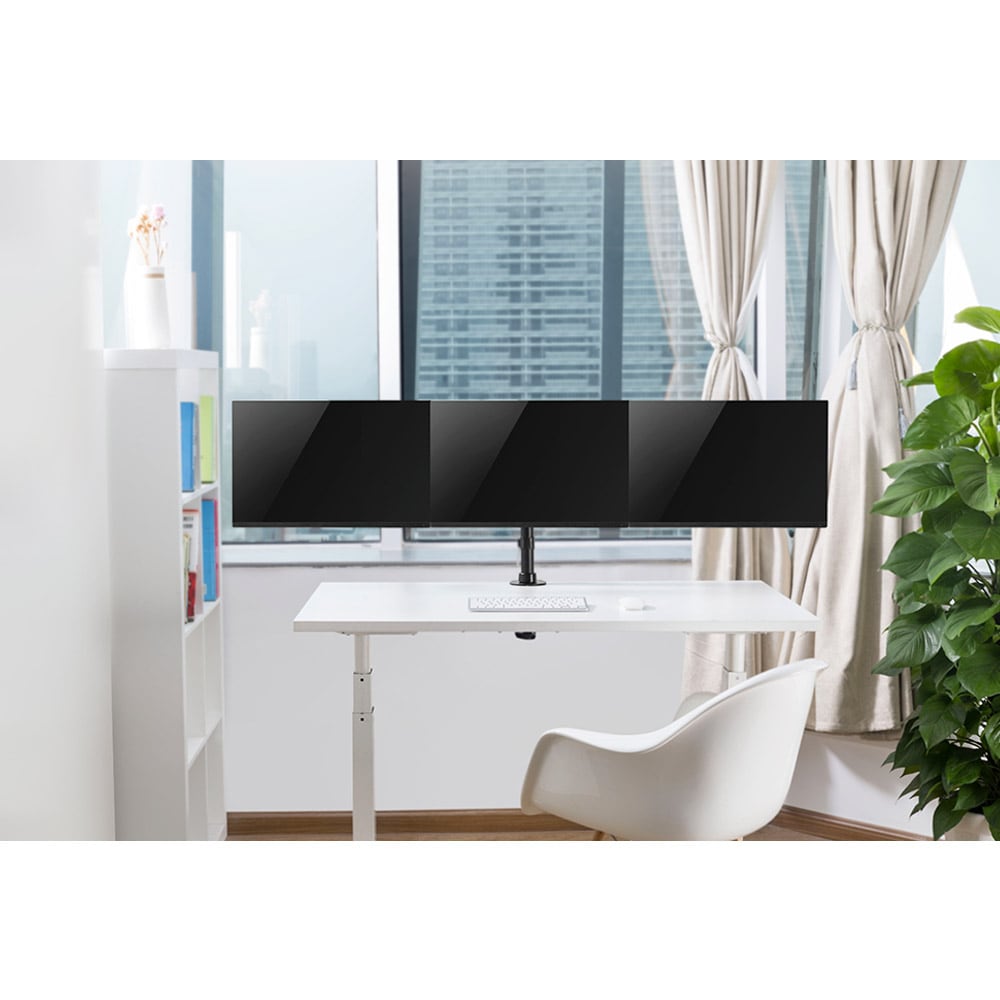 Deltaco Office Skrivbordsfeste for LCD monitor - 3 Skjermer
