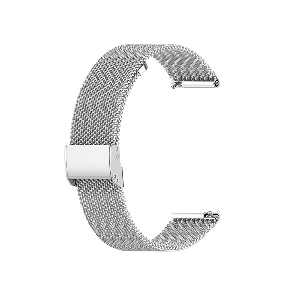 Klokkearmbånd i metall 18mm - Sølv