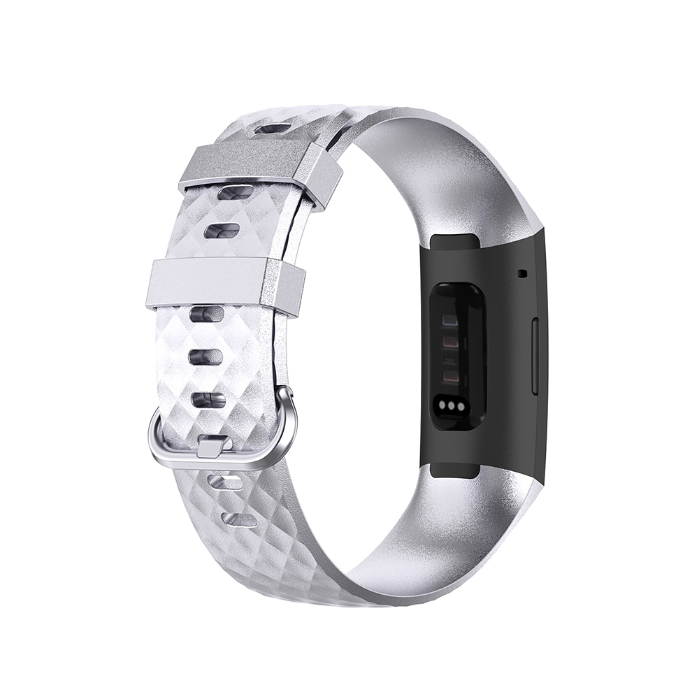 Armbånd Fitbit Charge4 / Charge3 S Sølv