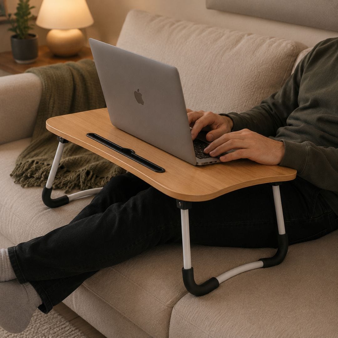 Justerbart laptopbord til sengen og sofaen - Pemtura