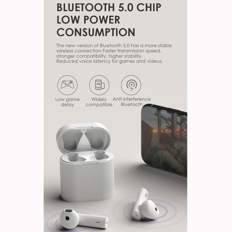 M6 Bluetooth Earphone med ladeboks