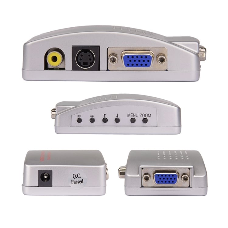 Adapter VGA til Video S-Video / PC to TV konverterer