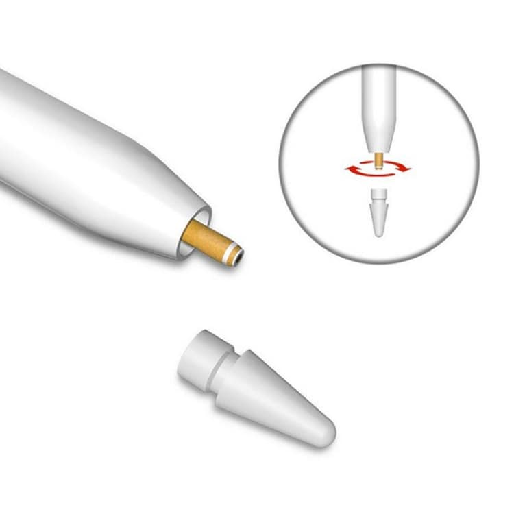 Erstatningstip til Apple Pencil 1 / 2 - 2-pk