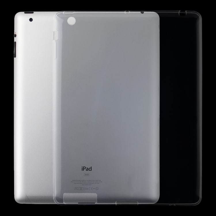 Gjennomsiktig beskyttelsedeksel iPad 4 / 3 / 2