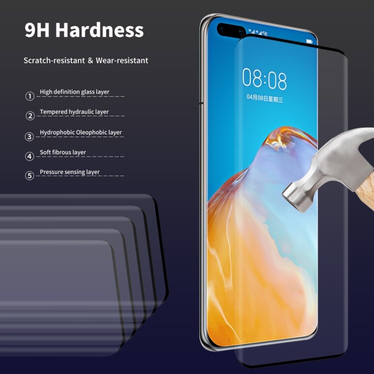 ENKAY Temperert 3D 9H Skjermbeskyttelse Huawei P40 Pro
