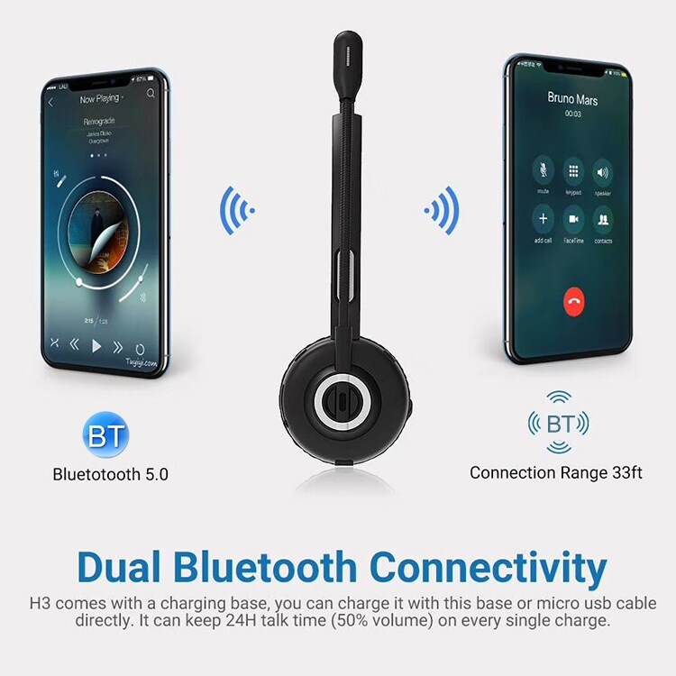 Bluetooth 5.0 Kontorsheadset