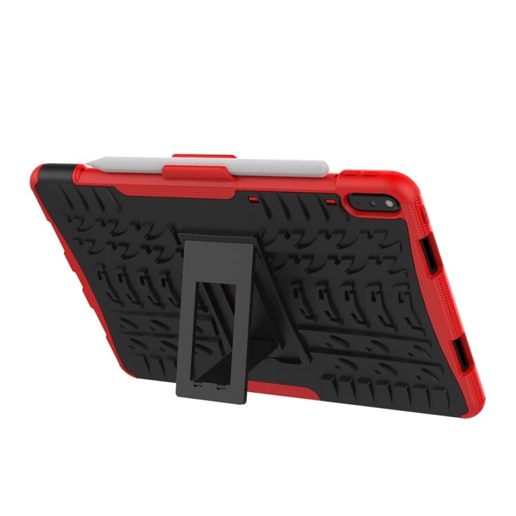 Beskyttelsedeksel med stativ & dekkmønster Huawei Matepad Pro 10.8, Svart+Rød